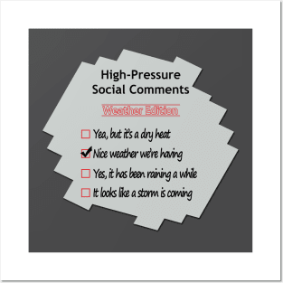 High-Pressure Conversations No 2 Posters and Art